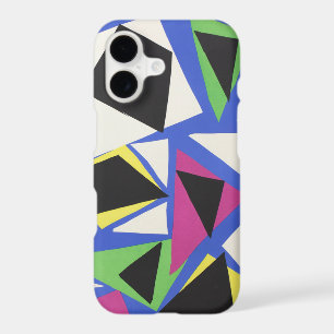 Matisse Abstract Geometric Blue Cut Out Art iPhone 17 Case