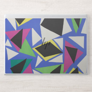 Matisse Abstract Geometric Blue Cut Out Art HP Laptop Skin