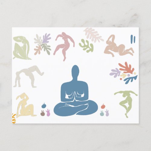 Matisse Art Meditation Elements  Postcard