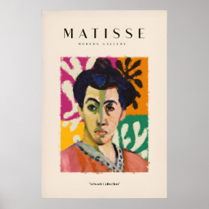 Matisse Art Prints - Abstract Portrait Poster