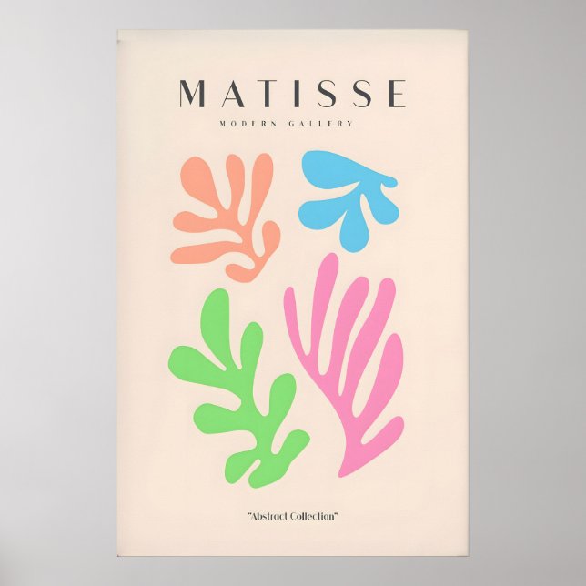 Matisse Art Prints - Colorful Abstract Cut Outs (Front)