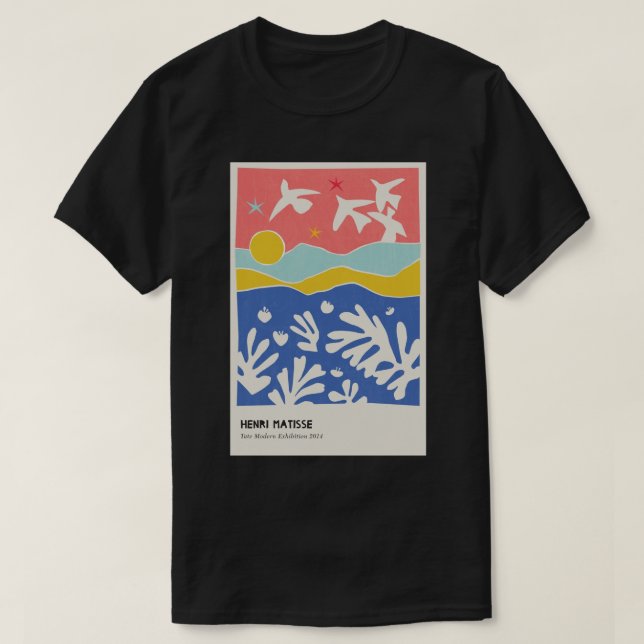 Matisse Collages Art Art Print.png T-Shirt (Design Front)