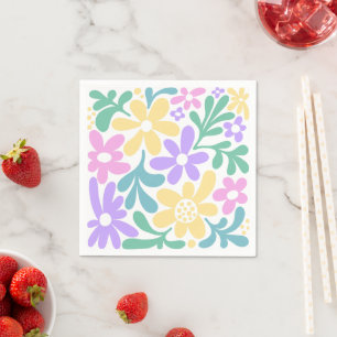 Matisse Daisies Pattern Napkins