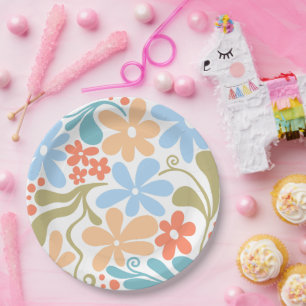 Matisse Daisies Pattern Paper Plates