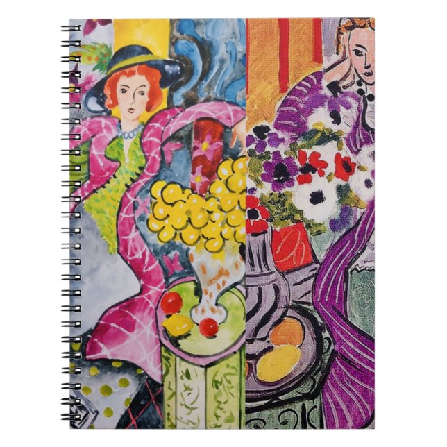Matisse depicts with humor the women world.PNG Notebook (Front)