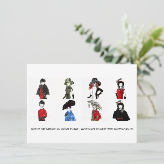 Matisse Doll Fashions - Card 5, 4.5 x 6.25 (Standing Front)