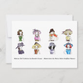 Matisse Doll Fashions - Card 6, 4.5 x 6.25 (Front)