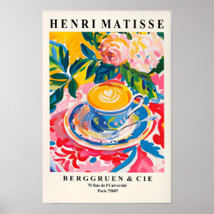 Matisse Espresso Cup Art Print, Coffee Poster, Bea Poster