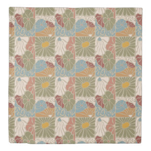 Matisse Groovy floral  Art Nouveau 1970s Boho  Duvet Cover