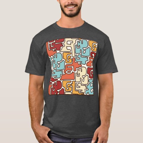 Matisse Inspired 70s Color Blobs 1 T_Shirt