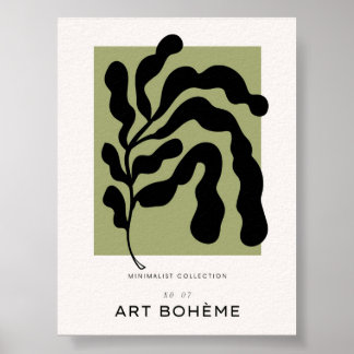 Matisse Inspired Abstract Plant Print