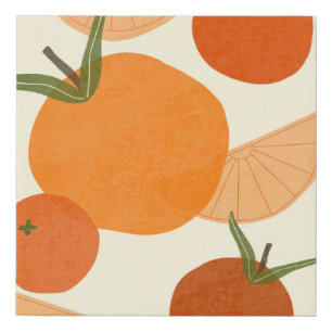 Matisse Inspired: Modern Abstract Shapes Faux Canvas Print