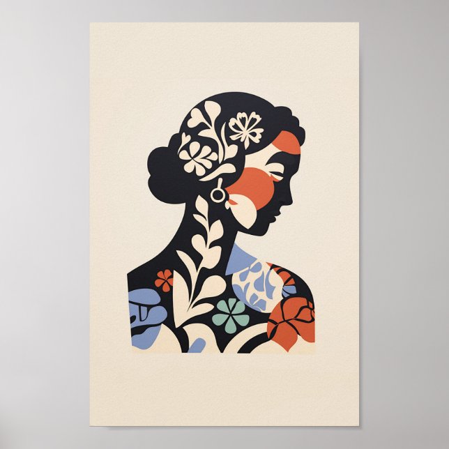 Matisse Inspired Poster – Face Of A Woman  (Front)