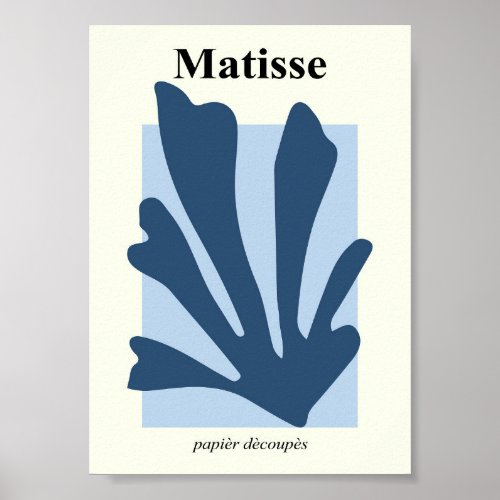 Matisse Inspired Shape Poster