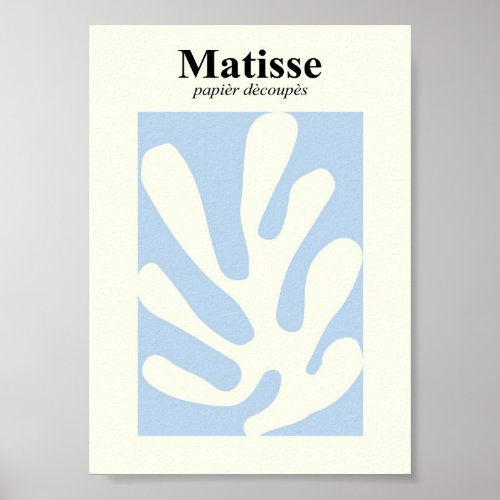 Matisse Inspired Shape Poster