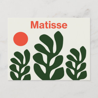 Matisse Leaves Postcard