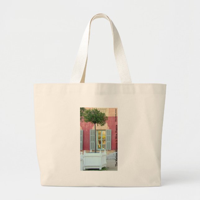 Matisse Museum in Nice, France Large Tote Bag (Front)