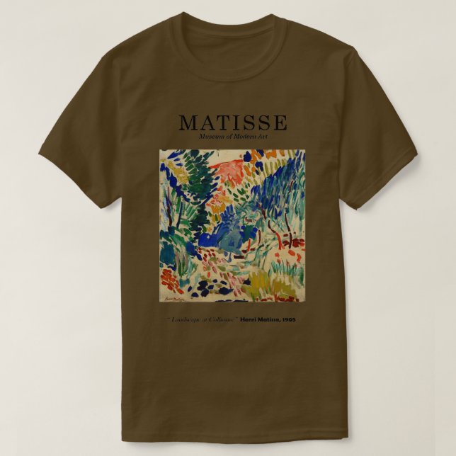 Matisse Print Decor Wall Collage T-Shirt (Design Front)