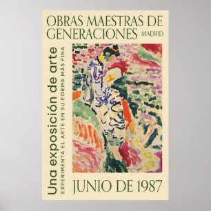 Matisse Style Exhibition Poster Retro Wall Art