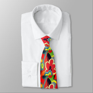 Matisse Style, Flower Design Neck Tie