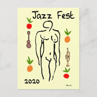 Matisse Style, Jazz Fest, 2020, edit date Postcard