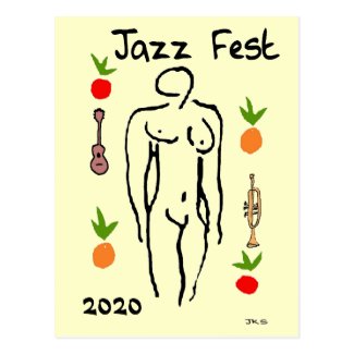 Matisse Style, Jazz Fest, 2020, edit date Postcard