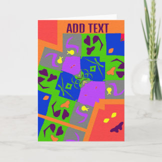 Matisse Style Shapes Card