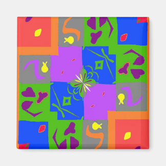 Matisse Style Shapes Magnet
