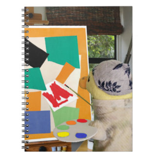 Matisse The Snail in oil by Danny Duck Notebook