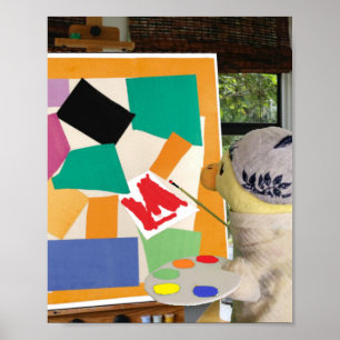Matisse The Snail in oil by Danny Duck Poster