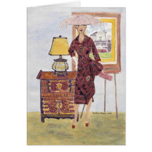 MatisseFashion Oriental Fabric Watercolor