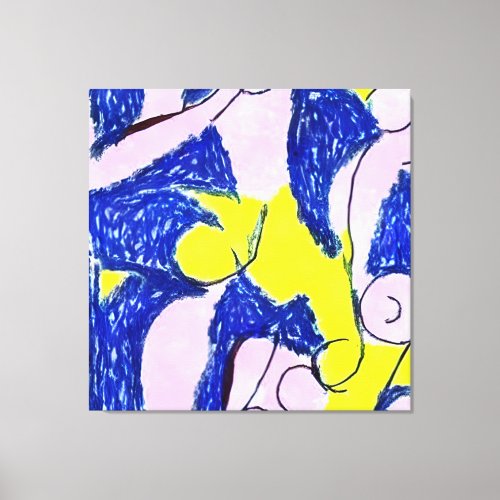 Matisses Dream Vibrancy Unleashed Canvas Print