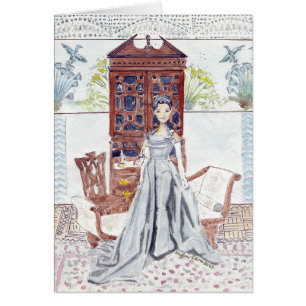 Matisse's Sage Silk Taffeta, Marie's Coloring Book Cards