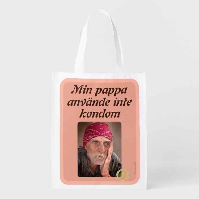 Matkasse, reusable bag — Condom (Front)