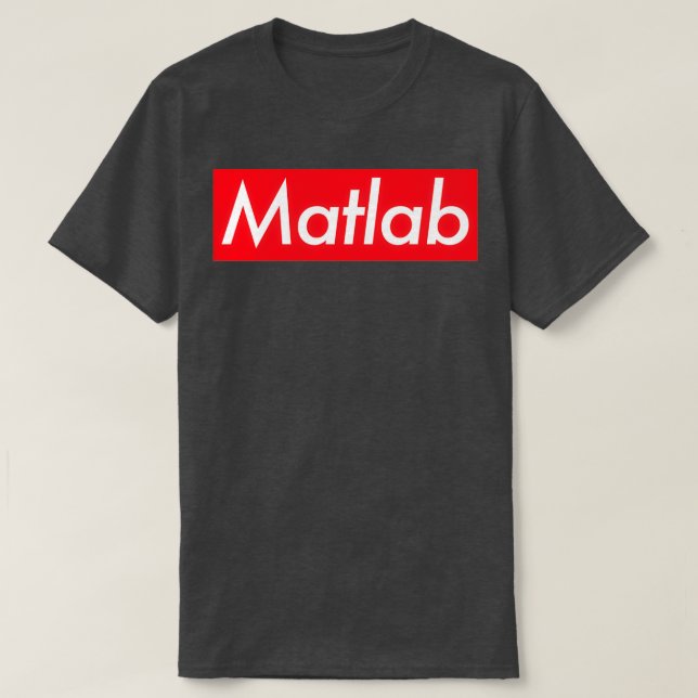 Matlab Math Coding Programmer T-Shirt (Design Front)