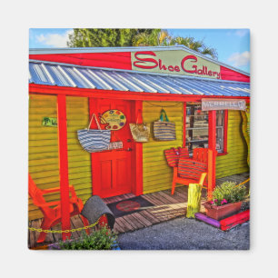 Matlacha Florida Shoe Gallery Boutique Magnet