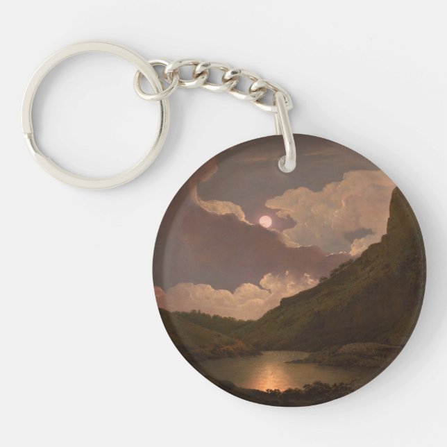 Matlock Tor by Moonlight  Keychain (Front)