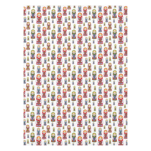Matreshka Pattern Tablecloth (Front)