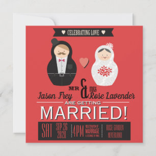 Matreshka Wedding Invitations