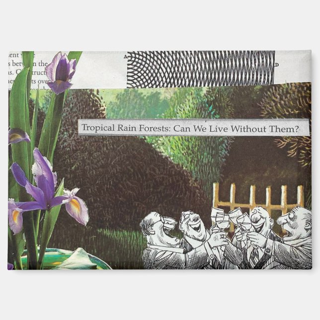 Matriarchy Now Save the Trees Rainforests Forests  Magnet (Front)