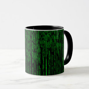 Matrix background mug
