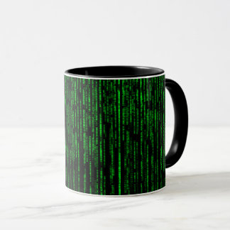 Matrix background mug
