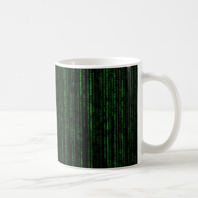 Matrix Binary Code 325 ml Classic White Mug (Right)