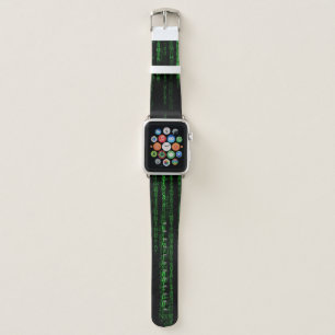 Matrix code apple watch band