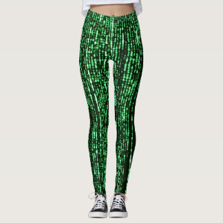 Matrix code Be a warrior againt the system Leggings