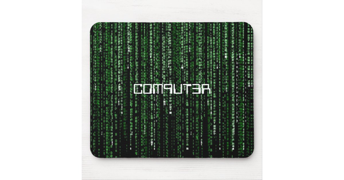 MatrixCode, C0M9UT3R Mouse Pad Zazzle