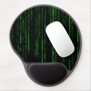 Matrix code gel mouse pad