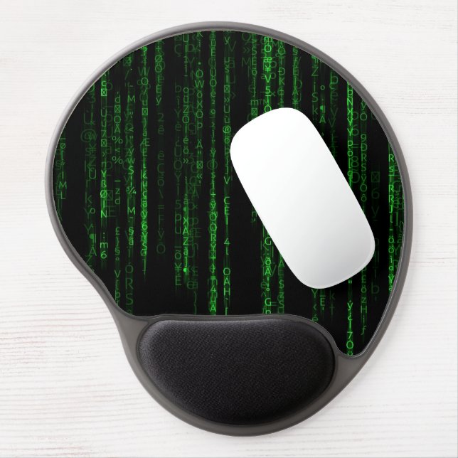 Matrix code gel mouse pad (Left Side)