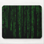 Matrix code mouse pad<br><div class="desc">Rain code mousepad</div>