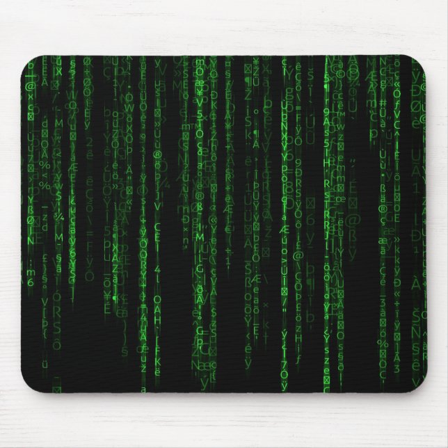 Matrix code mouse pad (Front)